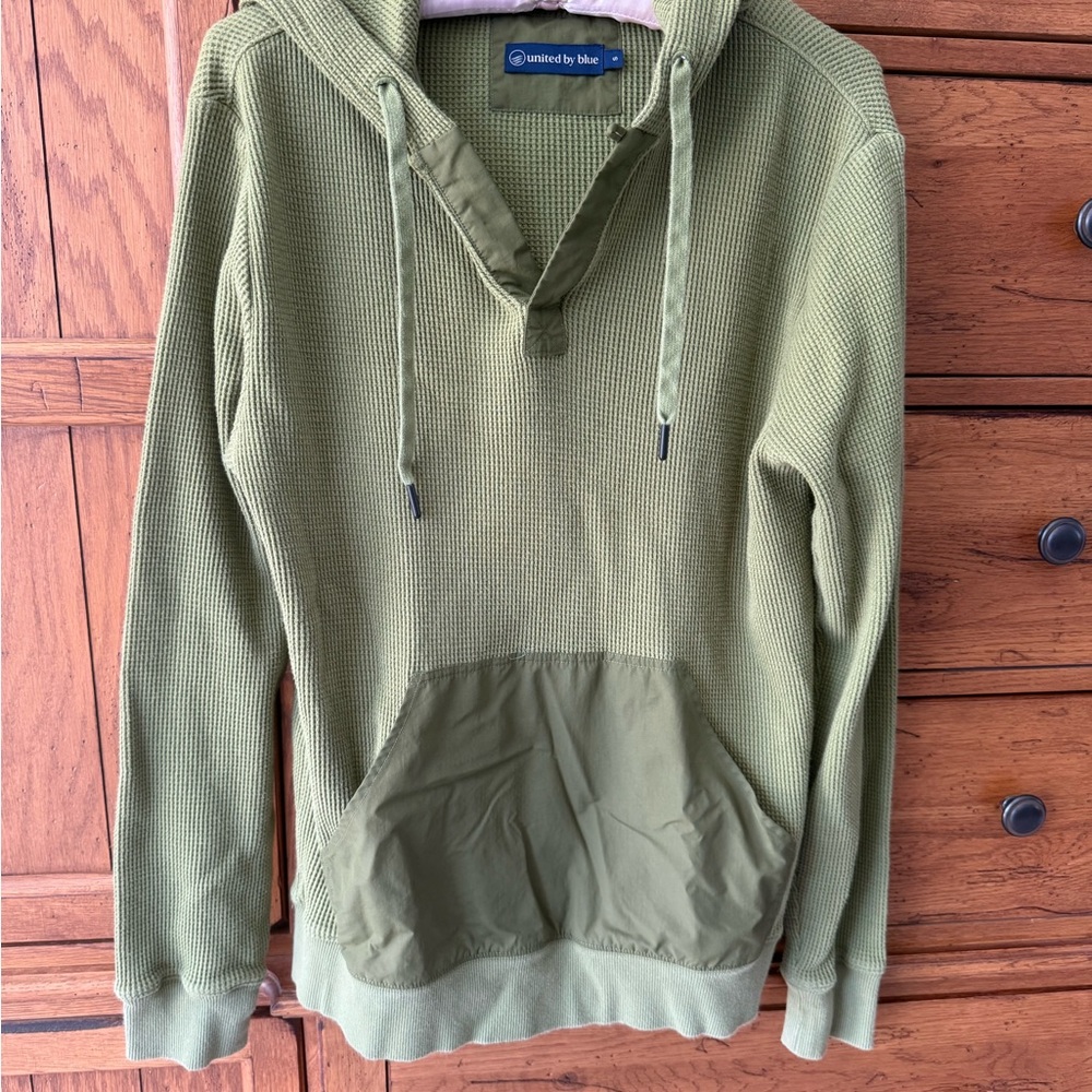 United By Blue Olive Hooded Sweatshirt